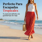 Adela - Pantalón fluido de lunares con volante