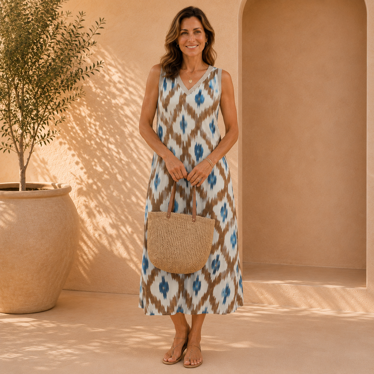Evora | Vestido Estampado de Primavera