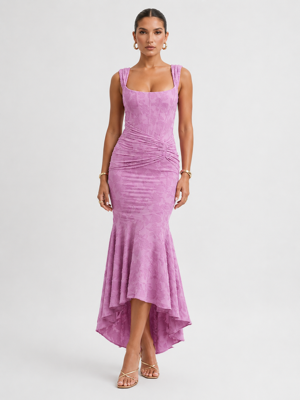 Vestido Ziva de Cintura Esculpida