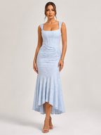 Vestido Ziva de Cintura Esculpida