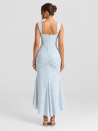 Vestido Ziva de Cintura Esculpida