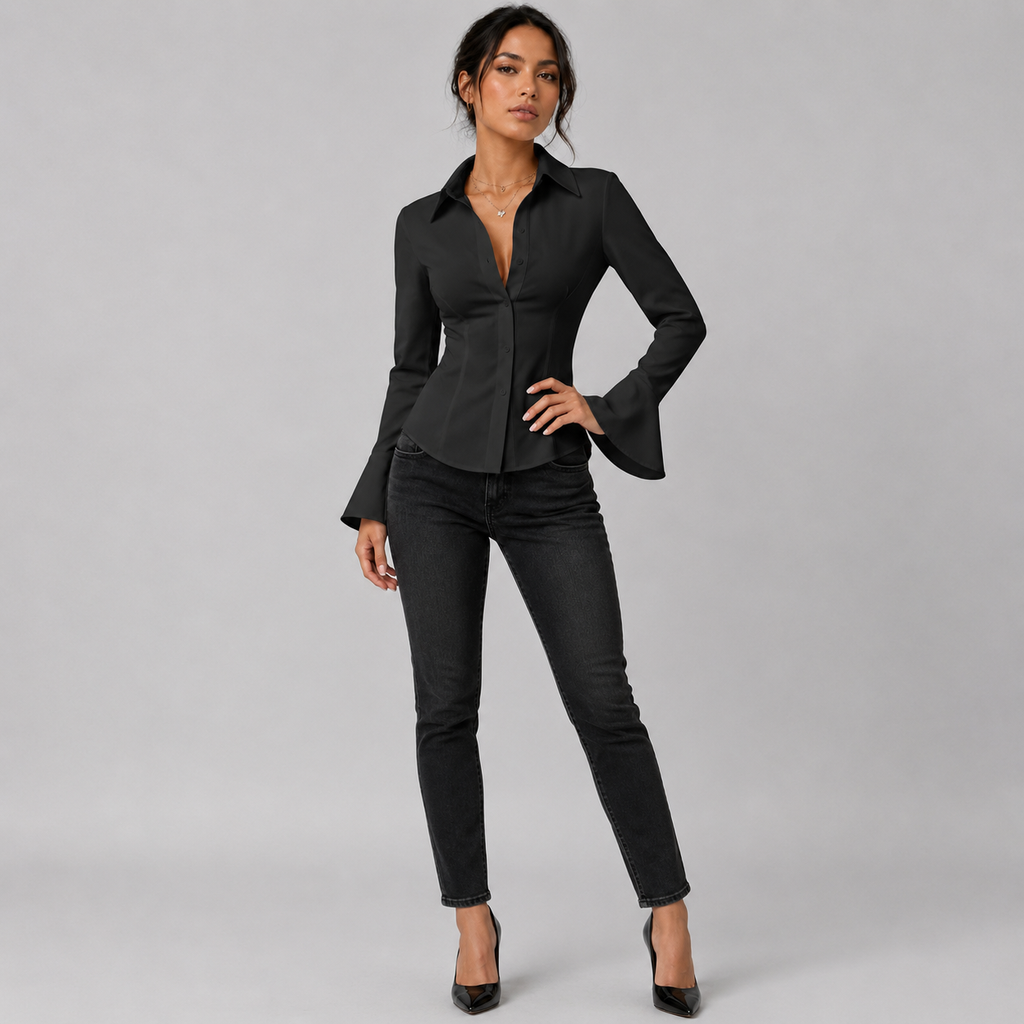Blusa Valeria de Corte Entallado