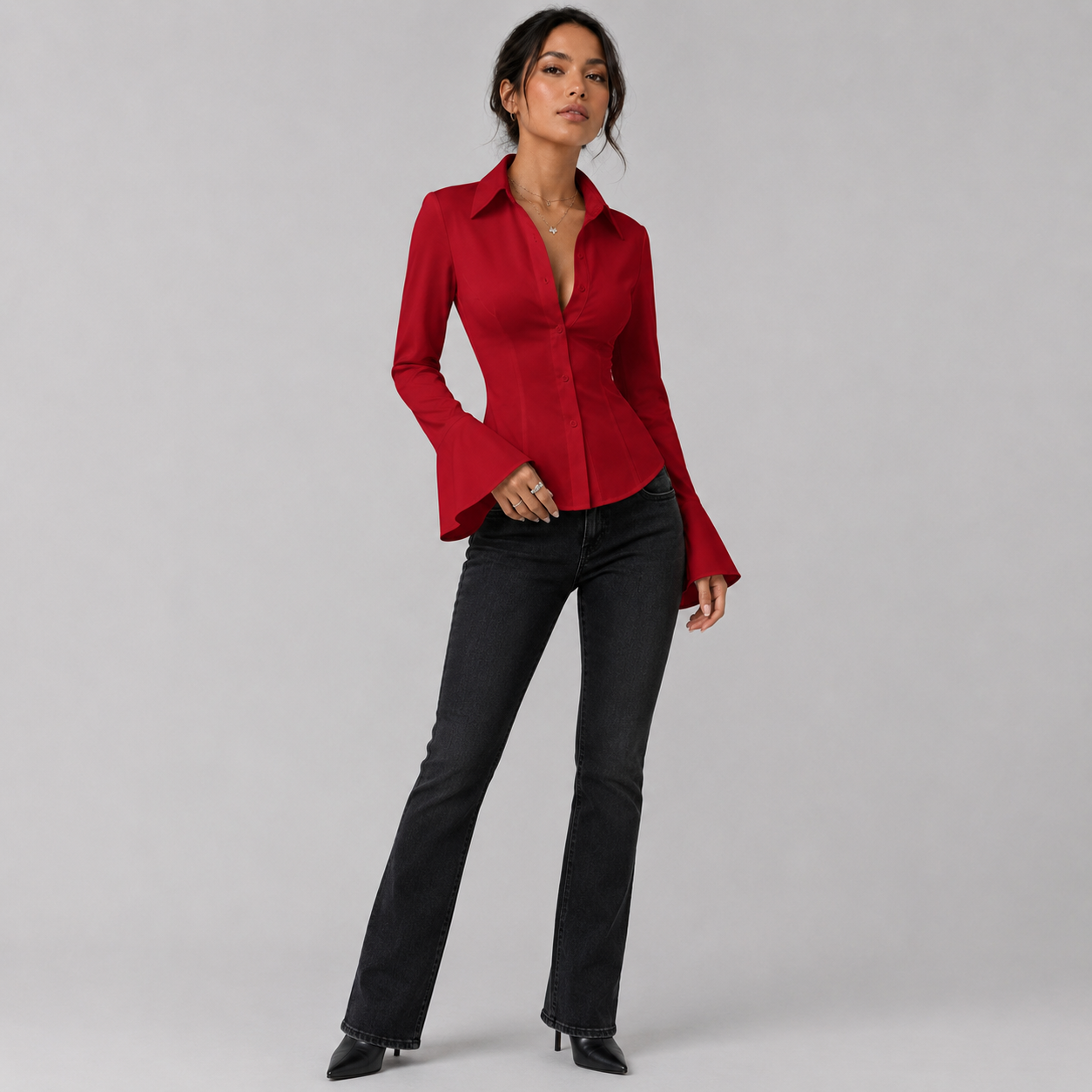 Blusa Valeria de Corte Entallado