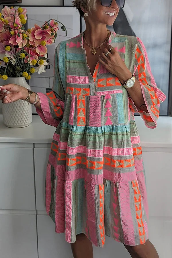 Kiki | Elegante vestido midi de primavera para Mujer