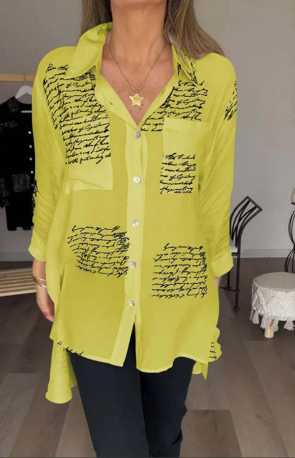 Diana - Camisa estampada elegante y versátil