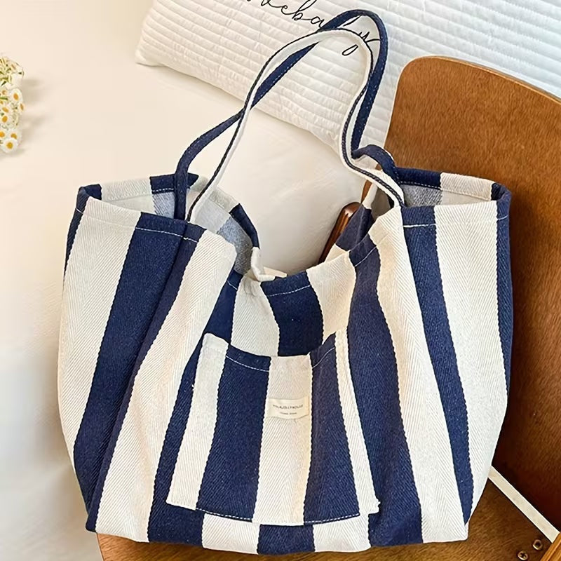 Macarena | Bolso Shopper de Rayas Mujer Gran Capacidad