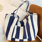 Macarena | Bolso Shopper de Rayas Mujer Gran Capacidad