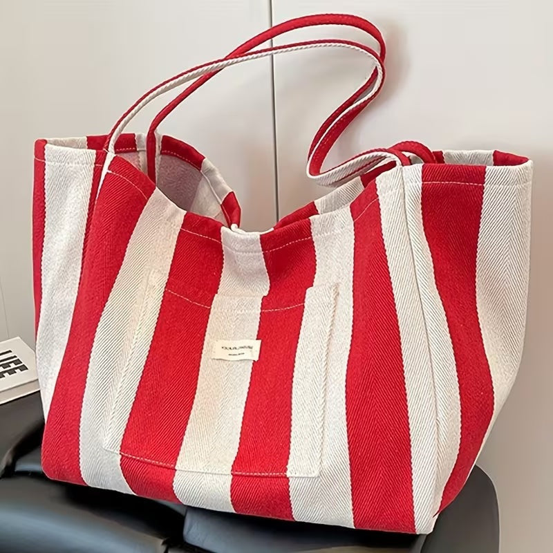 Macarena | Bolso Shopper de Rayas Mujer Gran Capacidad