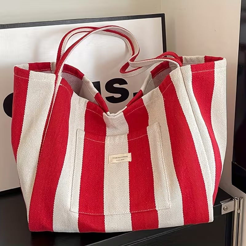Macarena | Bolso Shopper de Rayas Mujer Gran Capacidad