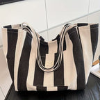 Macarena | Bolso Shopper de Rayas Mujer Gran Capacidad