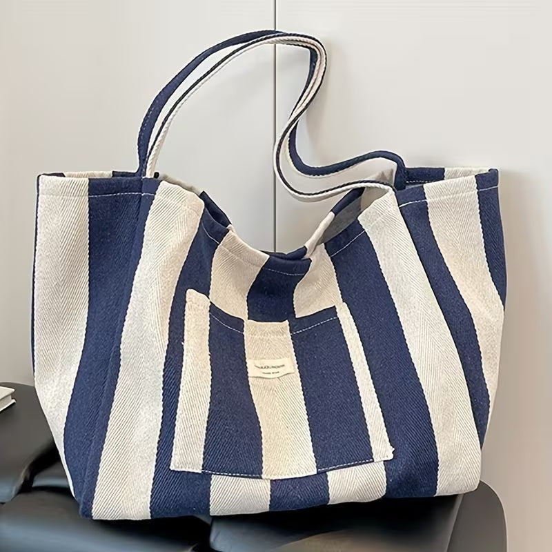 Macarena | Bolso Shopper de Rayas Mujer Gran Capacidad