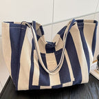 Macarena | Bolso Shopper de Rayas Mujer Gran Capacidad