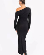 Noa - Vestido maxi brillante