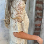 Sara - Blusa de punto con botón