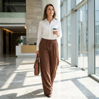 Leire - Pantalones de pana holgados y desenfadados